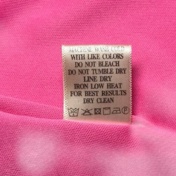 Pink Lily Linen Blend Pink Tie Skort 3XL - Picture 4 of 5